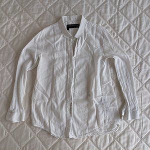 White women dress shirt - S